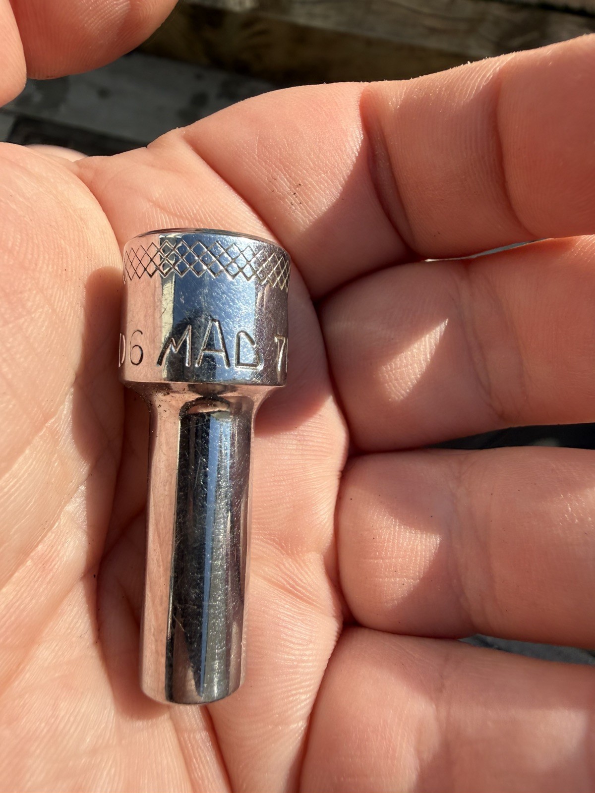 MAC 3/8″ XD67MM XD6 7MM 7 MM SEMI DEEP MID LENGTH 6 POINT SOCKET