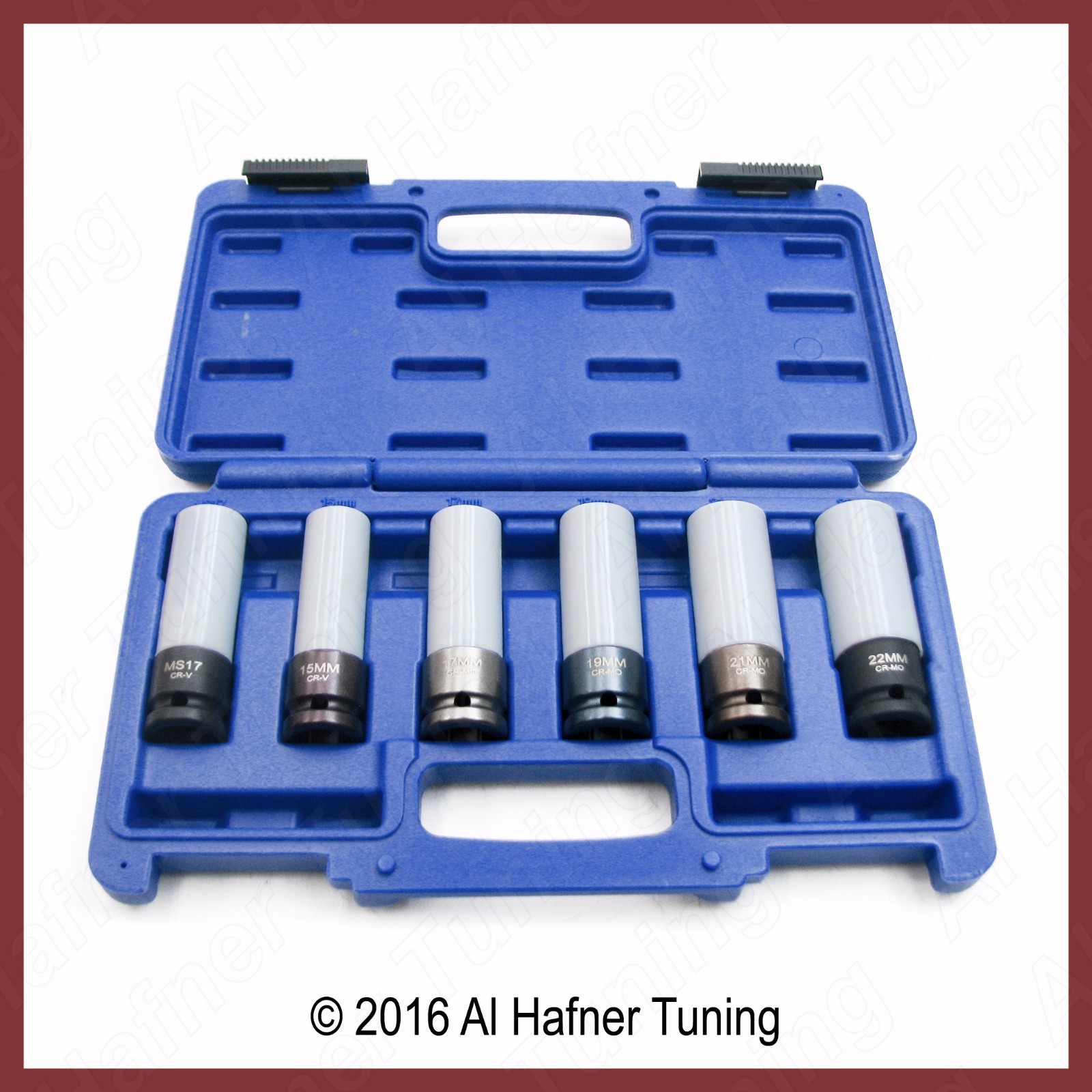 BMW Mercedes AMG 6 piece hexagonal impact socket set