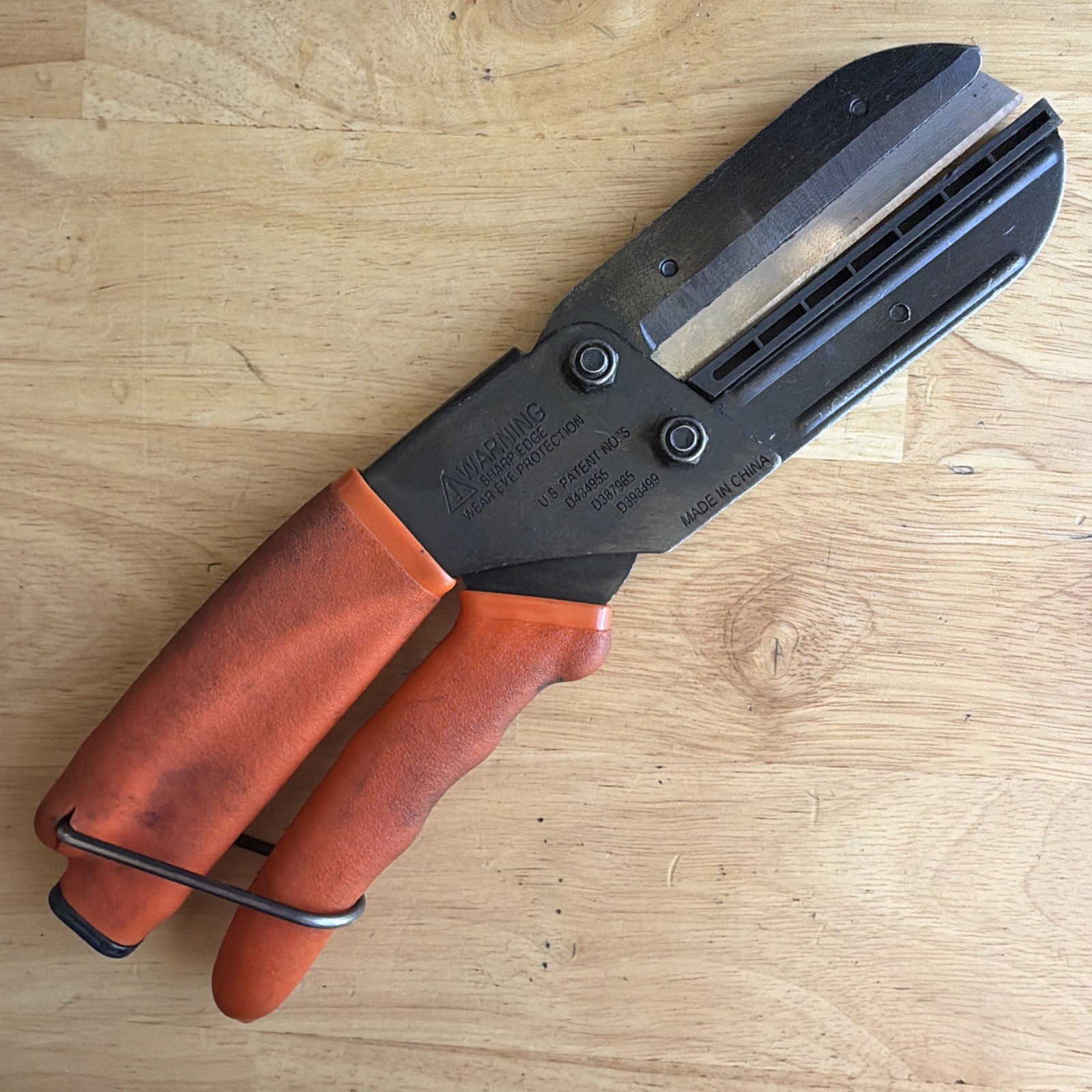 Blue Point 10″ Long Mult-Cut Vinyl Shears Orang Handle «Razor Sharp» YA444B