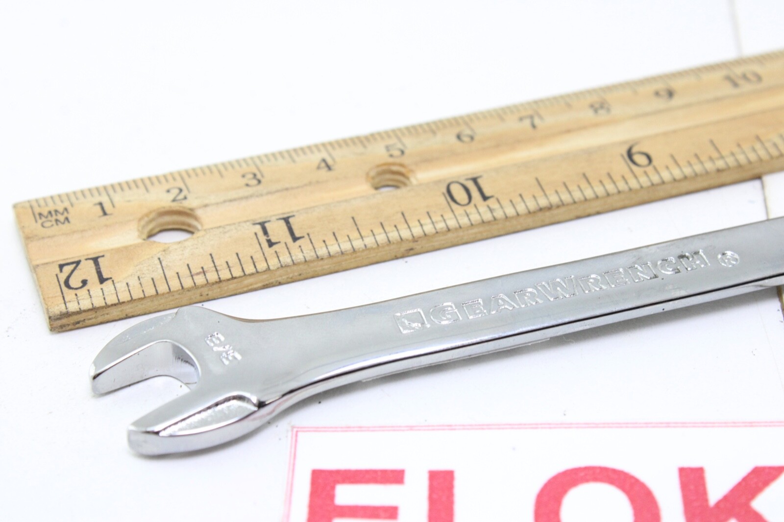 New Gearwrench 3/8″ SAE Chrome Combination Ratchet Wrench Brand New