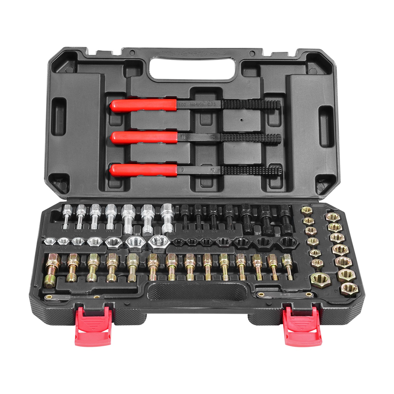 Uimoso 61PCS Thread Chaser Set for UNC, UNF, and Metric Thread Repair Tools