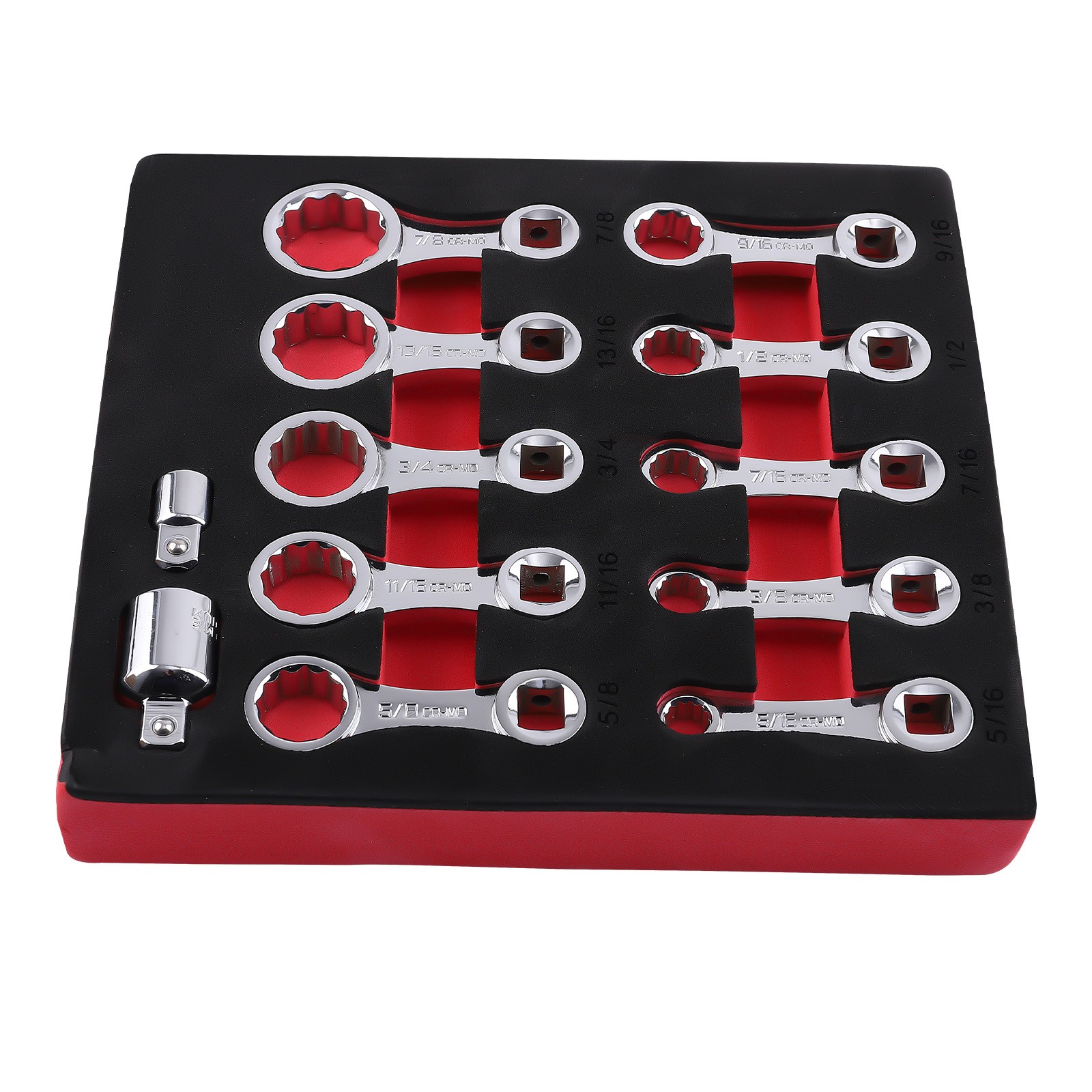 12 Point Torque Adapter Set 1/2″ 9/16″ 5/8″ 11/16″ 3/4″ 13/16″ 7/8″ 1/2»