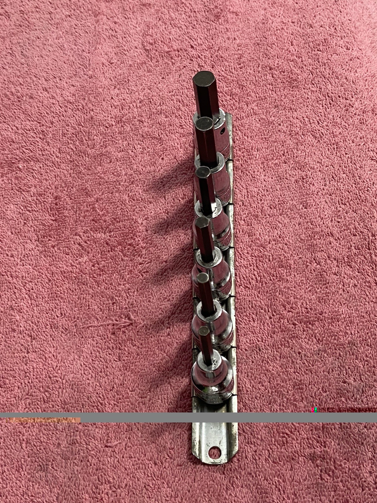Set Of 6 SK 3/8 Inch Drive Inch Size Hex Bits- Made In USA