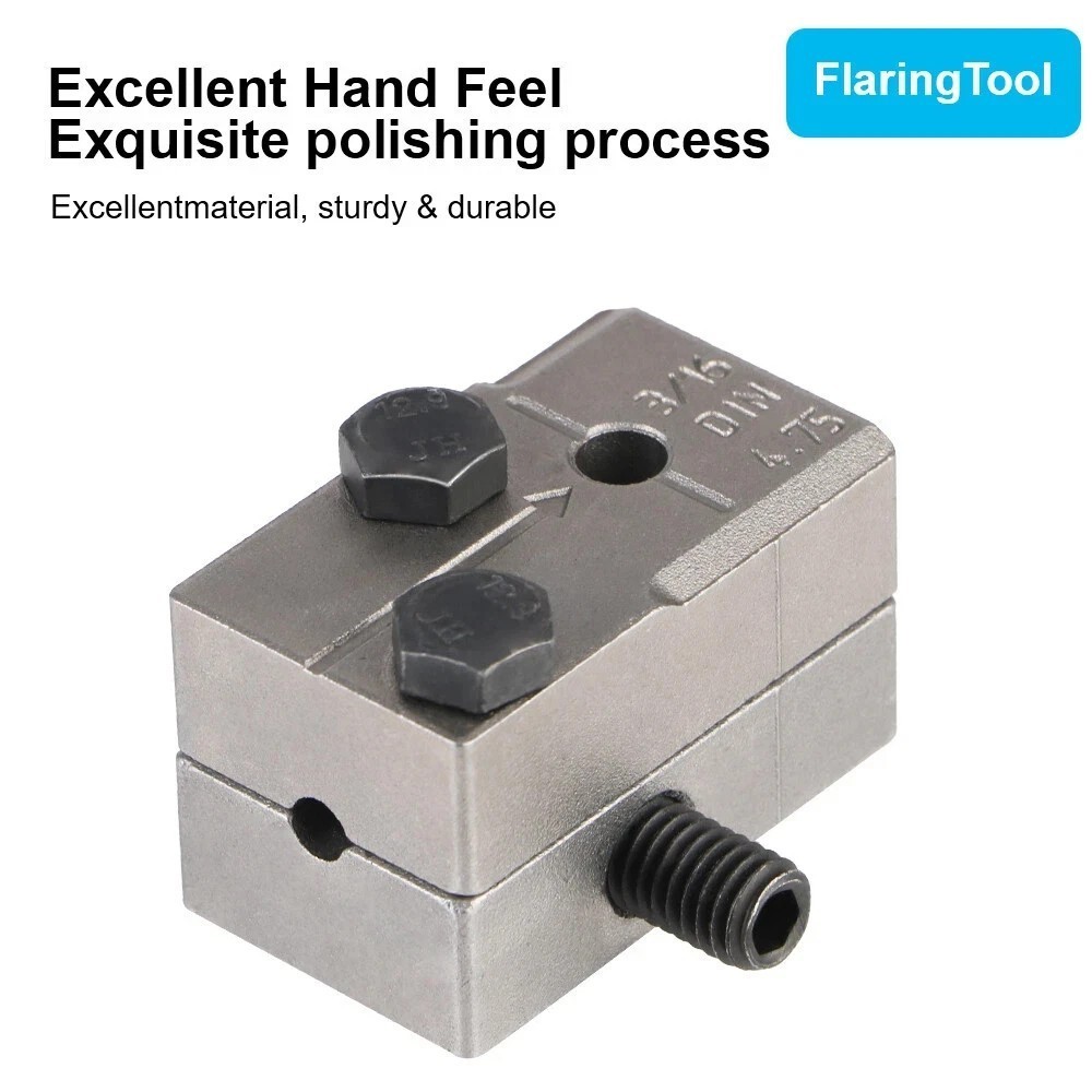 Universal Handheld Car Brake Line Flaring Tool Kit 3/16» Single Flare W/Storage