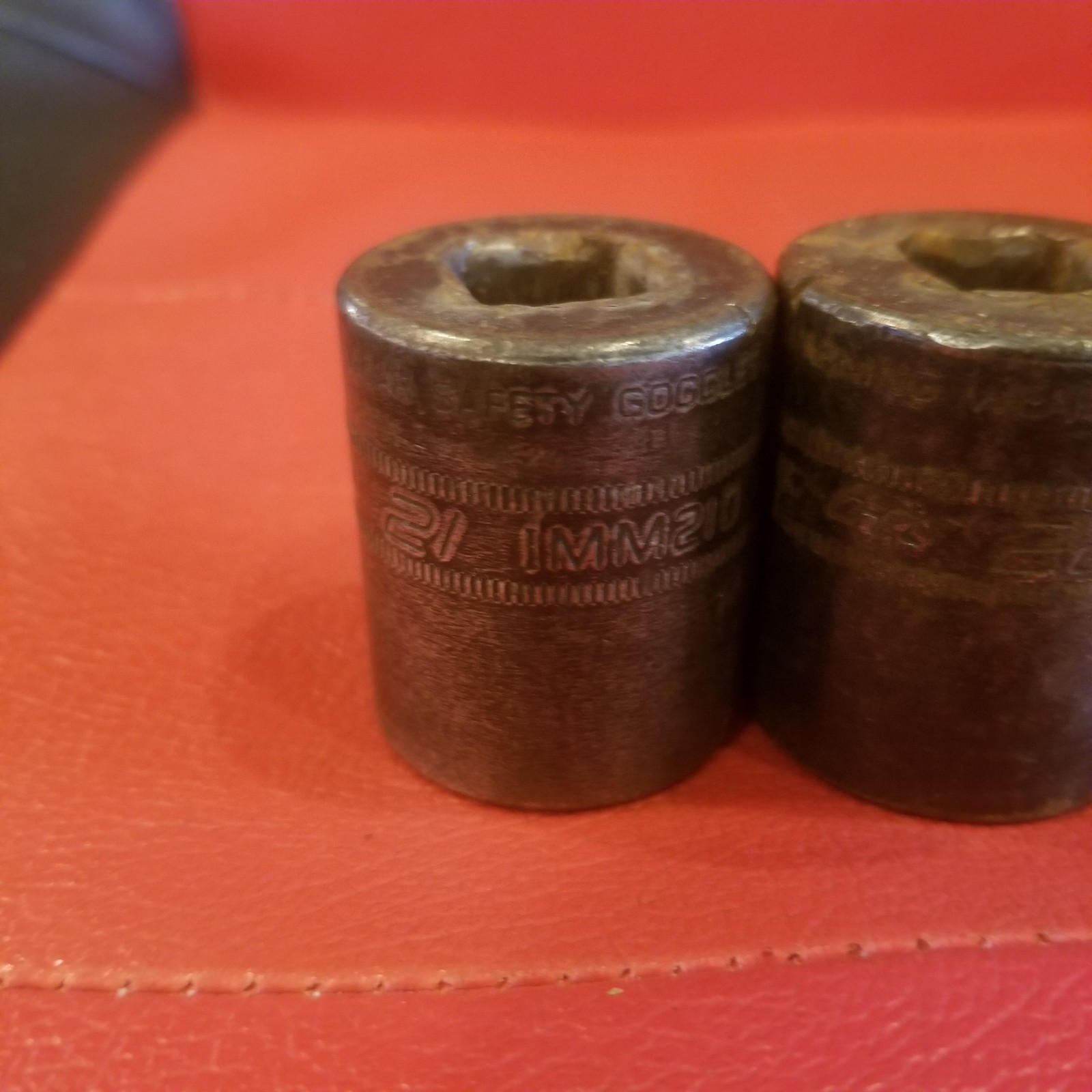Snap On 1/2 Drive 4pc Impact Socket Set Lot 21mm-24mm IMM210-IMM240