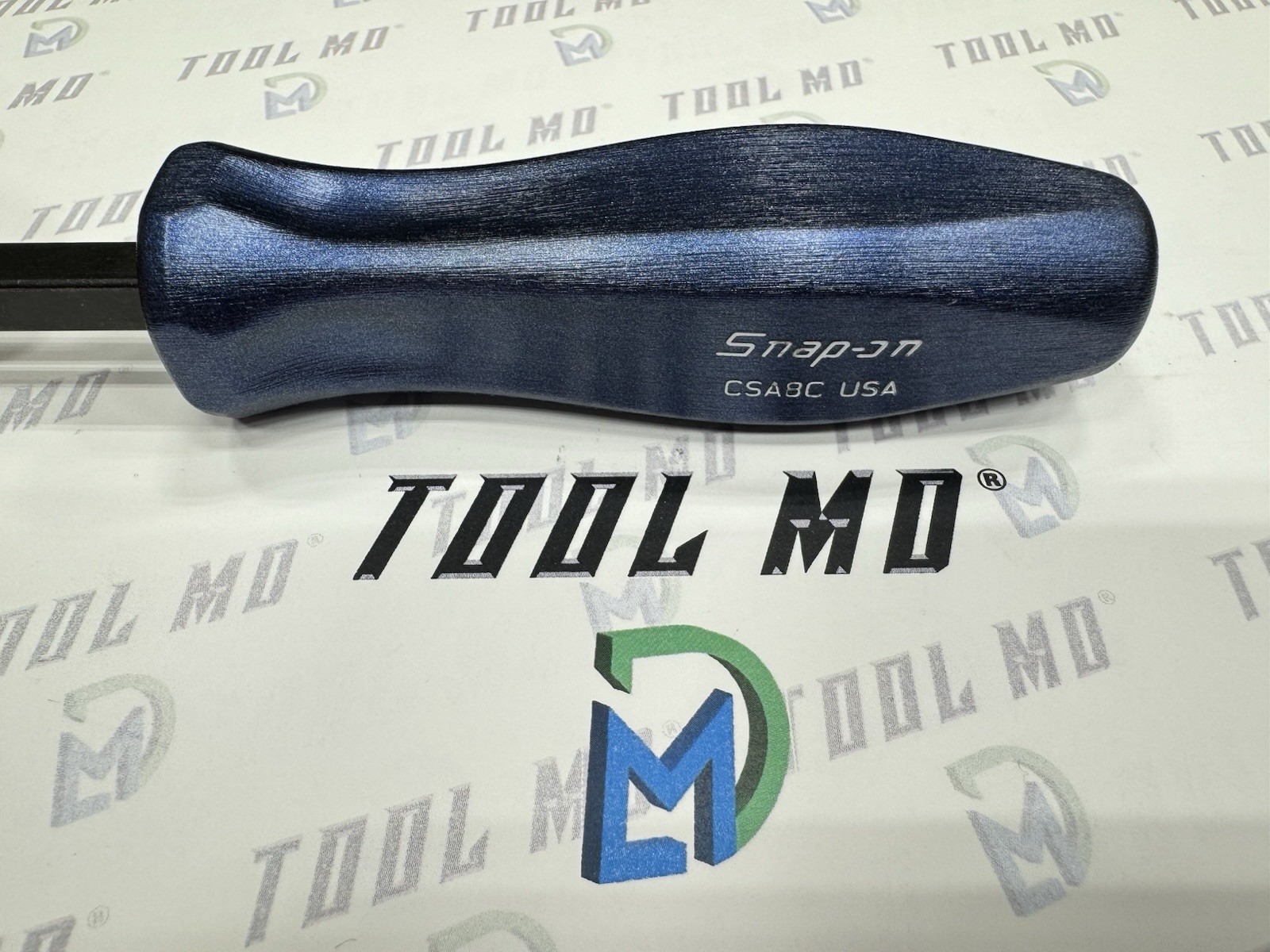 Snap-on Tools USA NEW METALLIC BLUE Hard Handle 8″ Rigid Carbon Scraper CSA8CMB