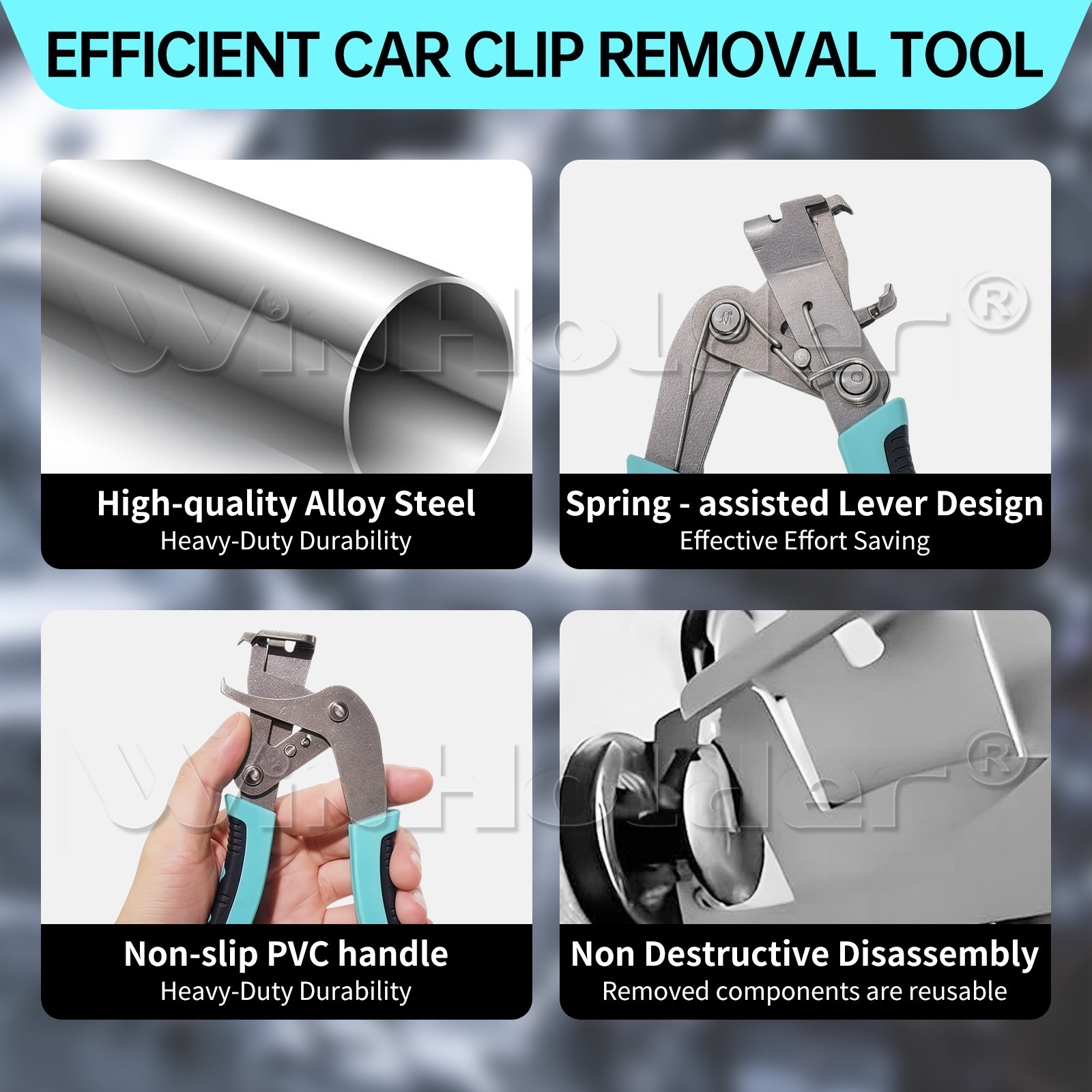 3Pcs Electrical Disconnect Pliers Connector Separator Terminal Plug Removal Car