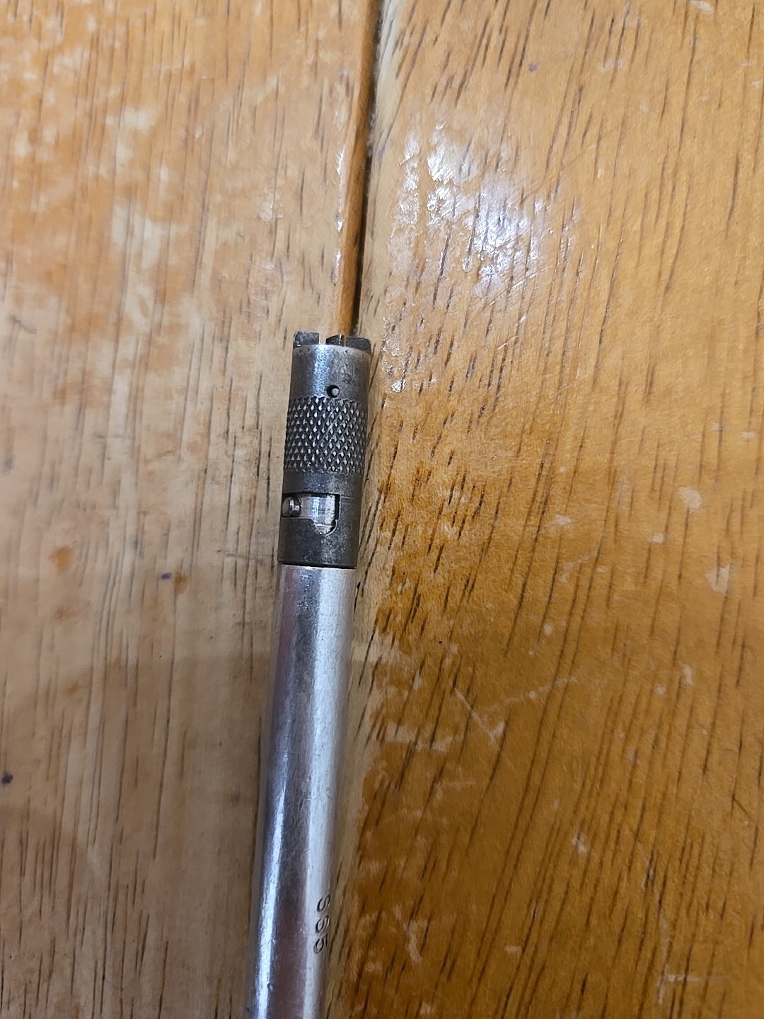 Mac Tools Vintage Screw Starter Knurled Handle Chrome SS5