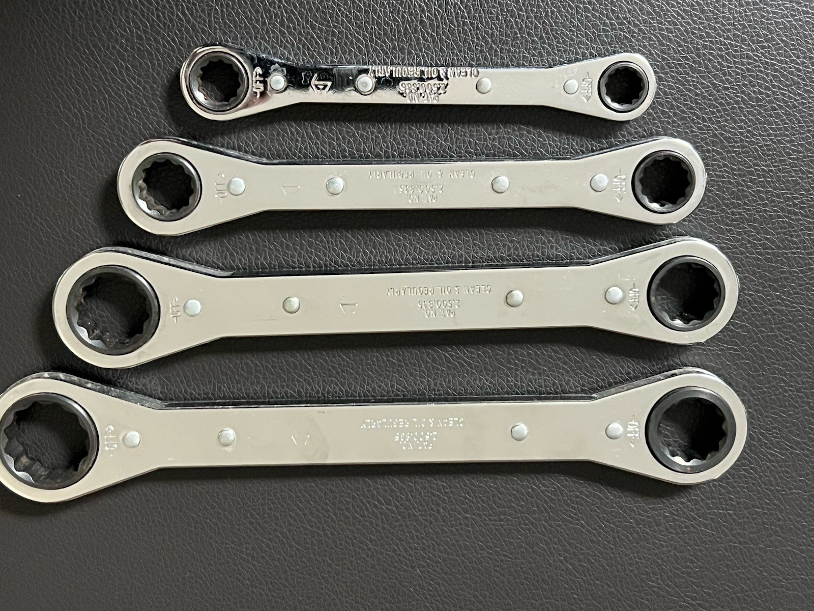 CRAFTSMAN 42160 5-Piece Flat Ratcheting Box End Set ( 10 Sizes in 5 Wrenches )