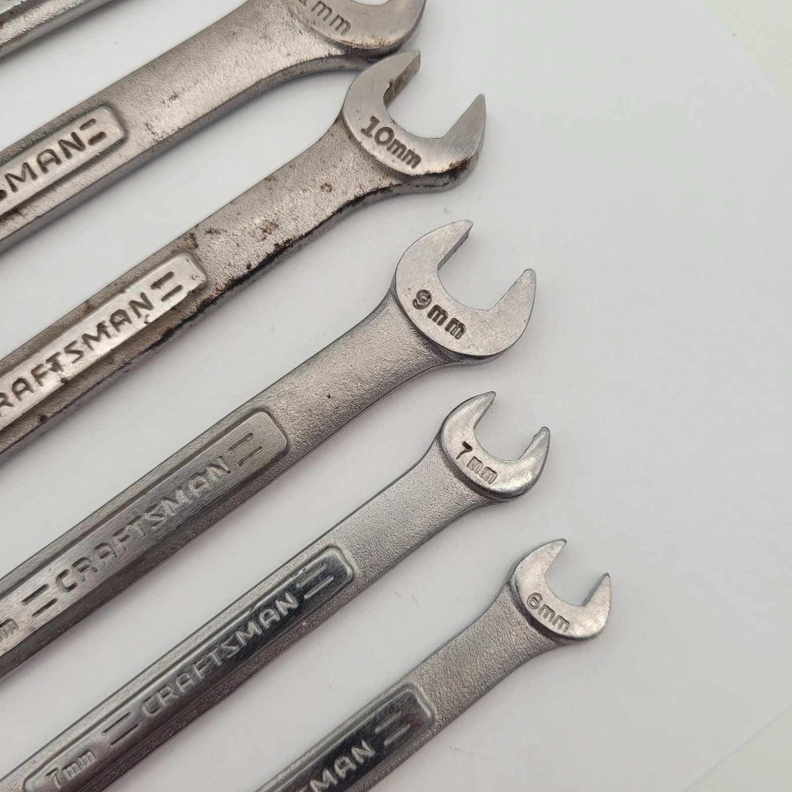 CRAFTSMAN USA Metric 12pt Combination 10pc Wrench Set 6mm to 16mm -V^- VV Lot