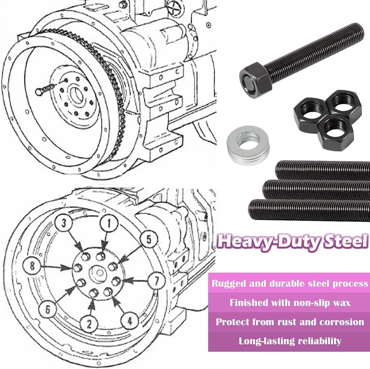 Rear Crankshaft Seal & Wear Sleeve Installer For Cummins 3.9L 5.9L 6.7L ISC 8.3L