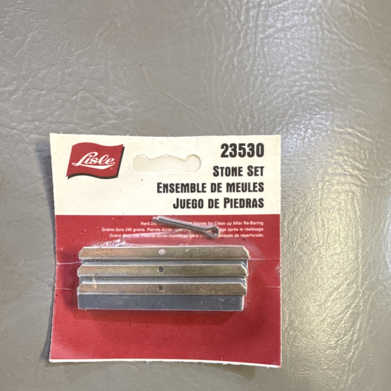 Lisle 23530 Replacement Stone Set 240 Grit, 3″ Length