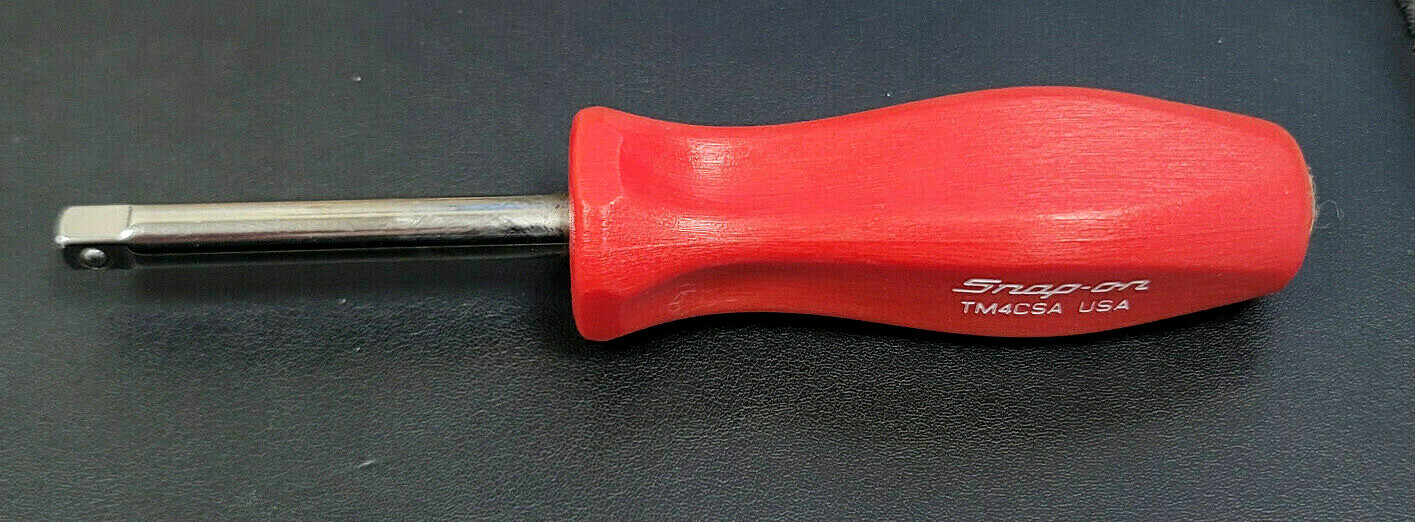 NEW Snap-On ™ Tools RED Hard Plastic Handle 1/4″ Standard Shank Driver TM4CSA