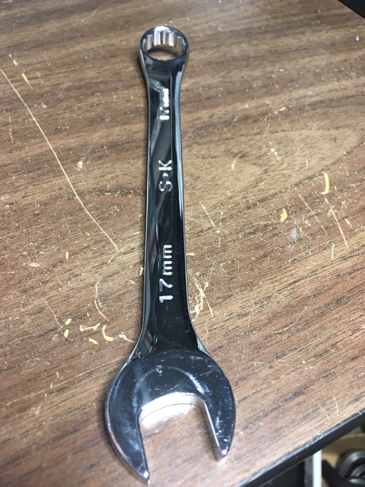 SK Hand Tools 88317 17mm 12pt Metric Combination Wrench Looks New