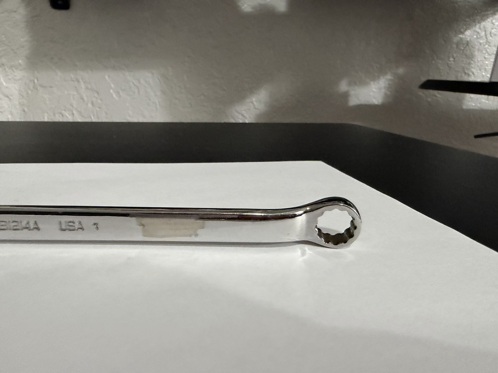 Snap-on Tools 3/8 x 7/16″ Offset Double Box End Wrench XB1214A USA