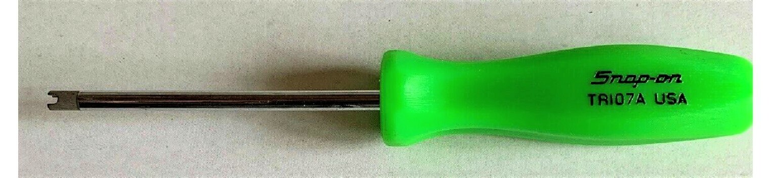 *NEW* Snap-On Tire Valve Core Removal Tool GREEN HARD HANDLE, TR107AG BRAND NEW!