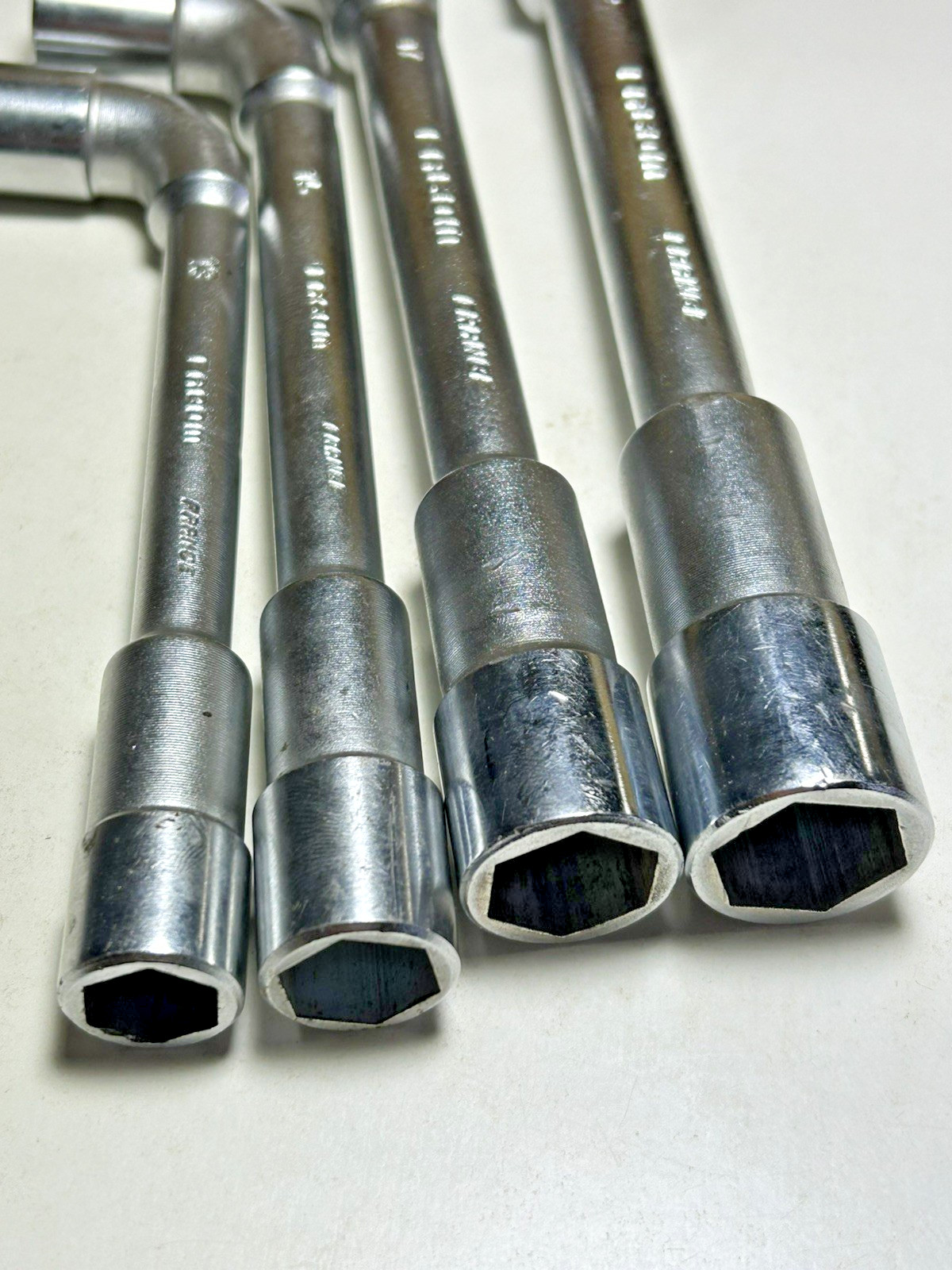 4x Facom No.76 / No.75 Open Ended Angle Wrench L Shape Made in France 13 – 19mm