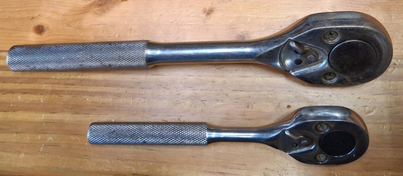 Vintage Proto Professional USA 3/8″ Drive & 1/2″ Drive Ratchets 5249 5449
