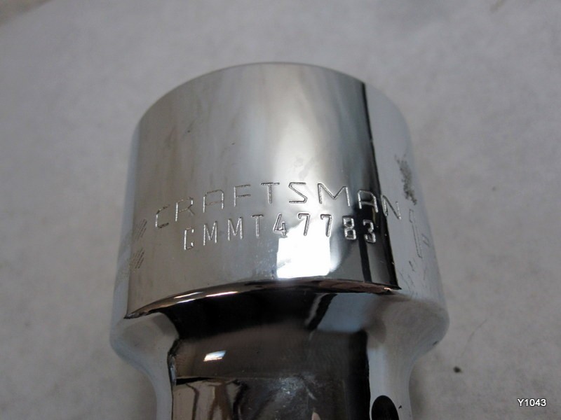 CRAFTSMAN Shallow Socket, SAE, 3/4-Inch Drive, 1-5/8-Inch, 12-Point (CMMT47783)