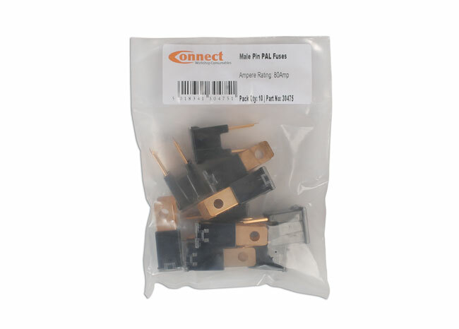 Connect 30475 Male Pin PAL Fuse 80 Amp Pk 10