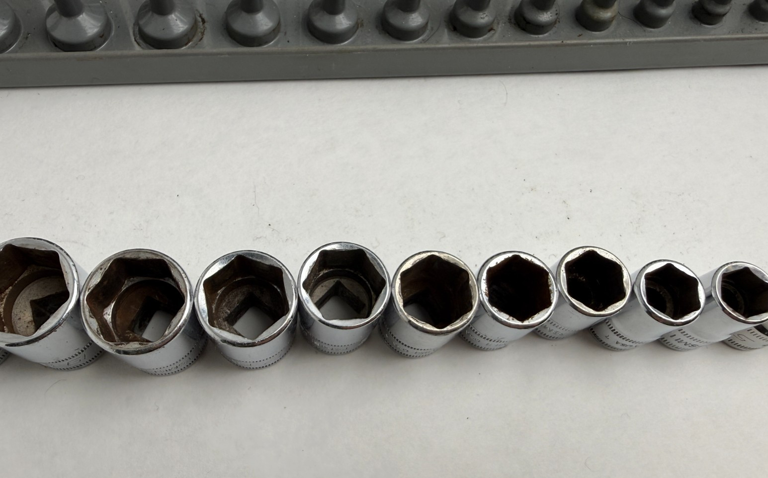 Snap-on 24pc 3/8″ 6-point METRIC 9mm-20mm Shallow & Deep Socket Set