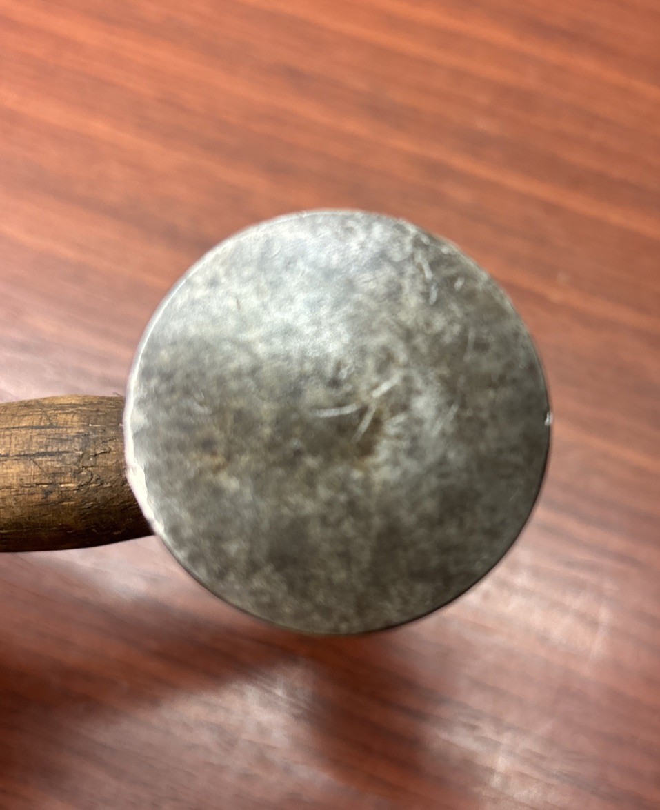 VINTAGE SNAP ON TOOLS BF611 AUTO BODY WOOD HANDLE SHORT PICK HAMMER
