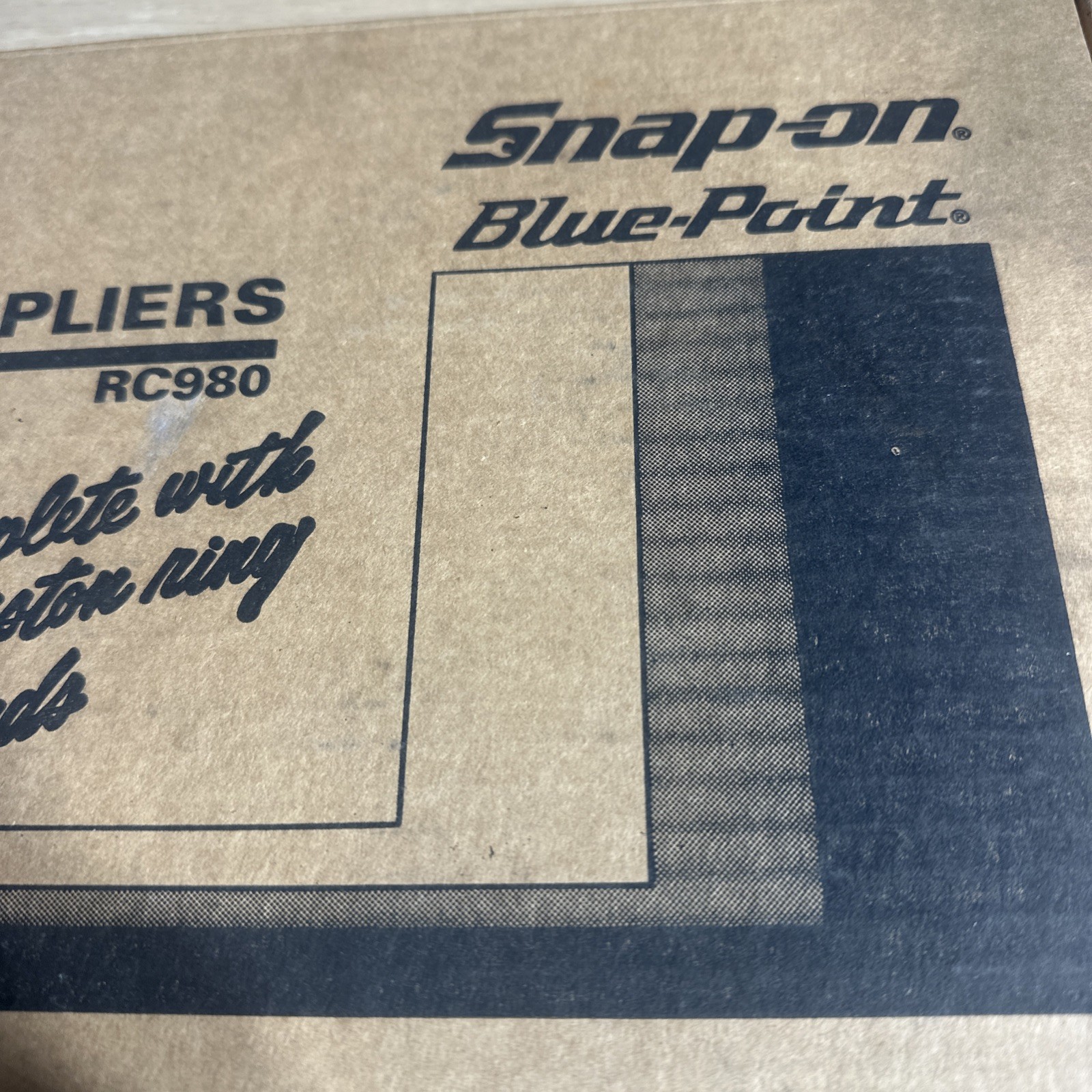 Blue Point By Snap On Piston Ring Compressor Pliers Set RC980 New