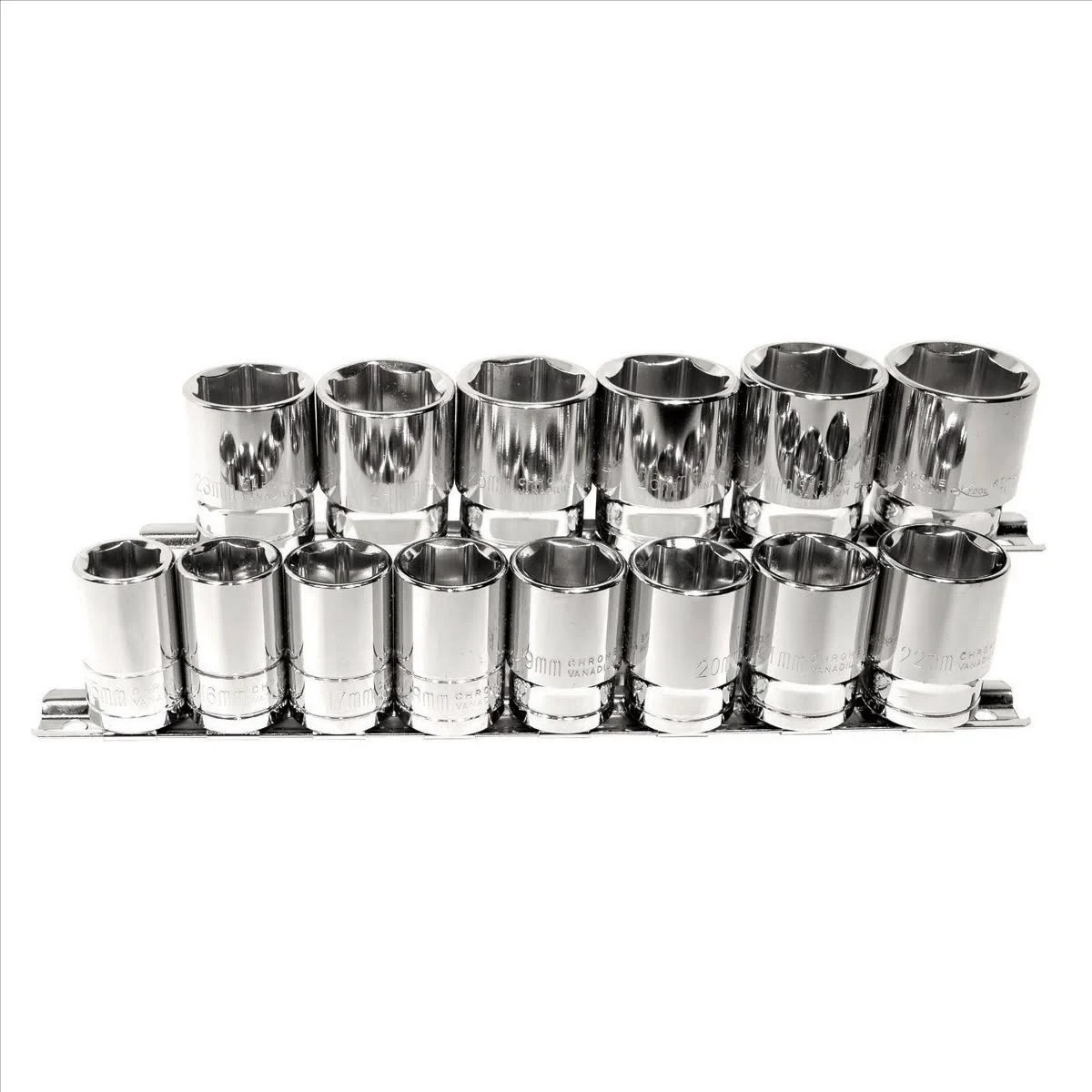 K Tool International Socket Set 14 Piece 1/2 Inch Drive Metric 28100 – KTI28100