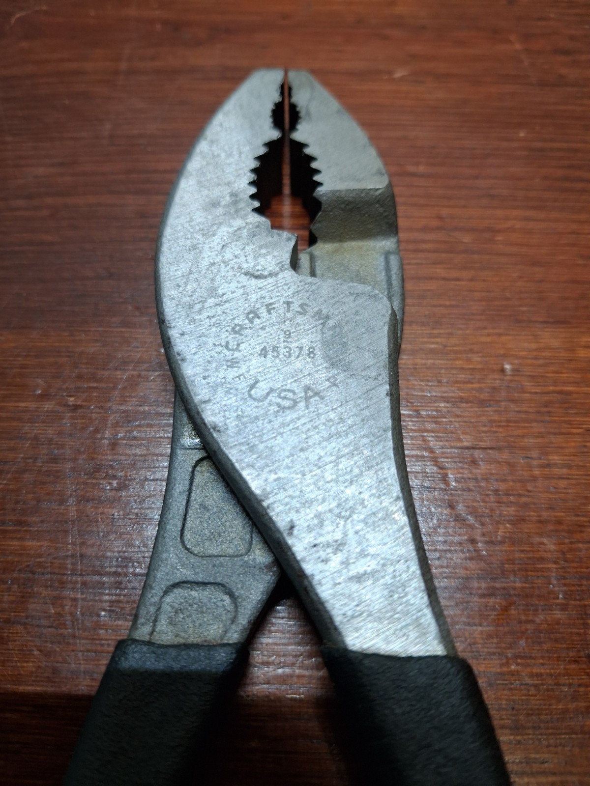Craftsman 9-45378 6.75” Slip Joint Pliers USA Made Vintage