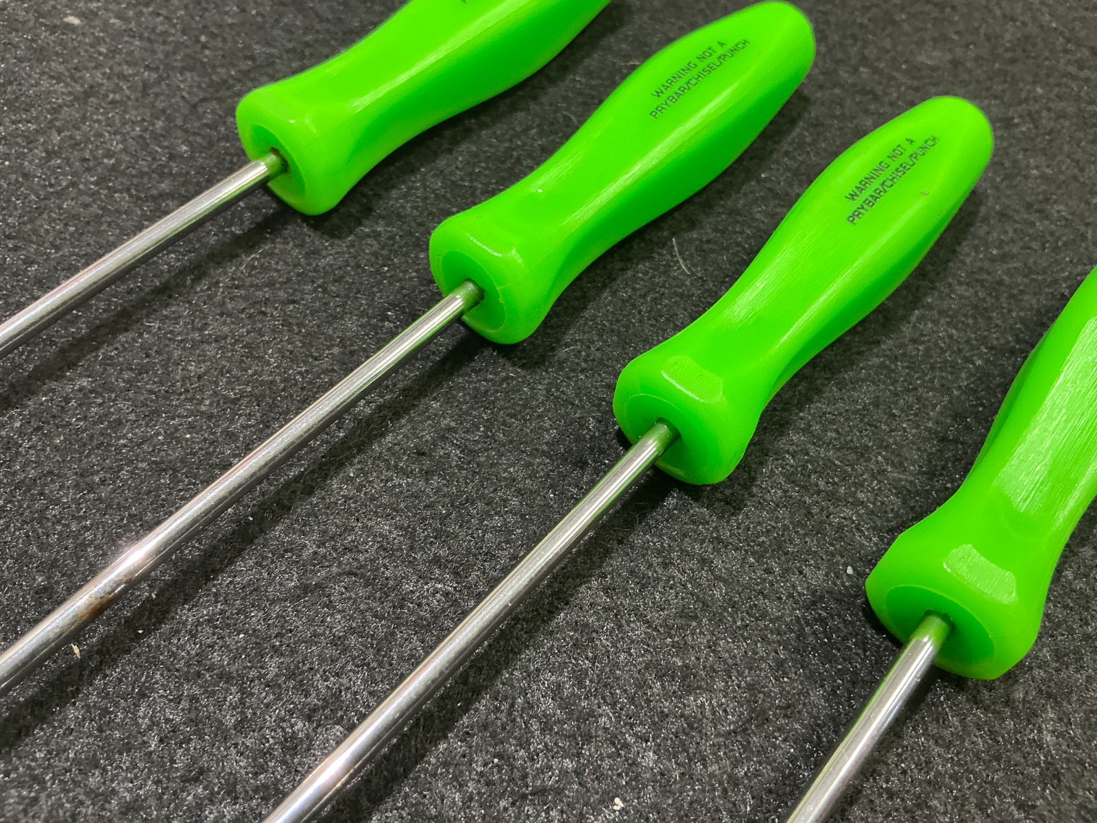 Snap-on Pick Set ASA204BG GREEN HARD HANDLES Zombie