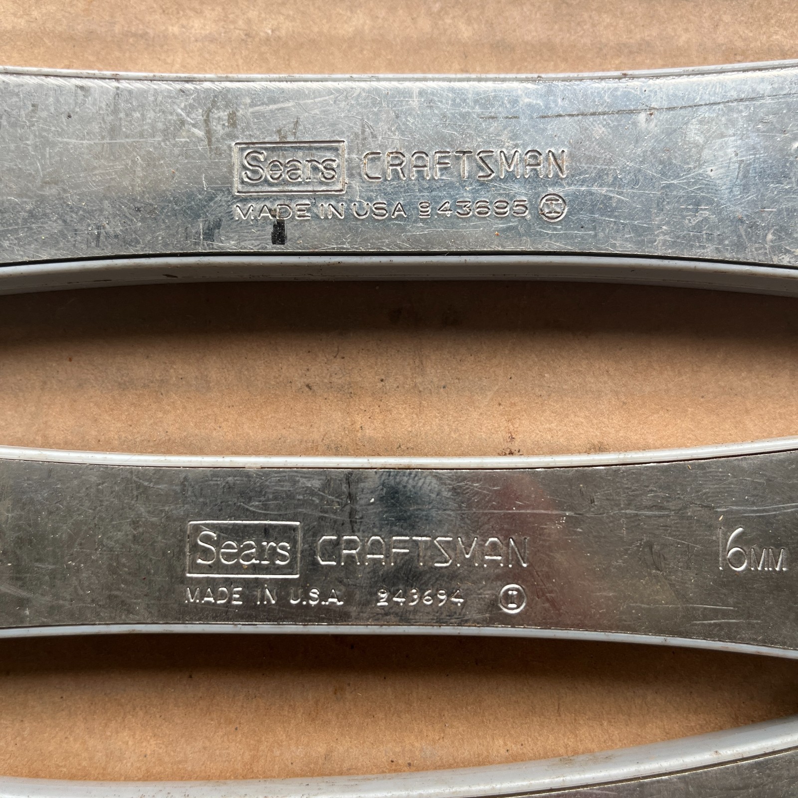 Sears Craftsman 4369 Metric Box End Ratcheting Wrench Set 4 Pc 10mm-19mm