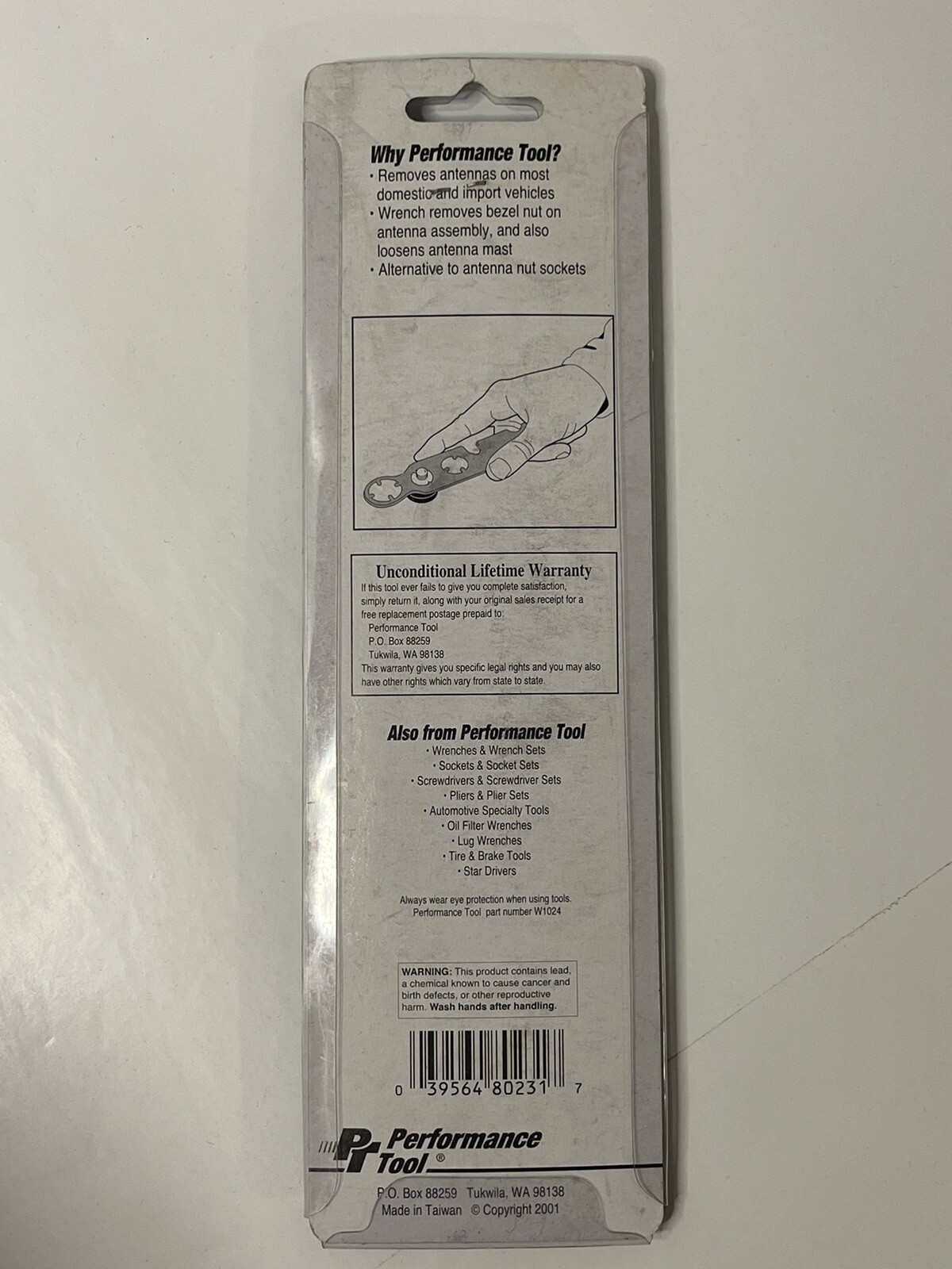 Performance Tool – Antenna Wrench (Part # W80231) **Works on Most Vehicles**