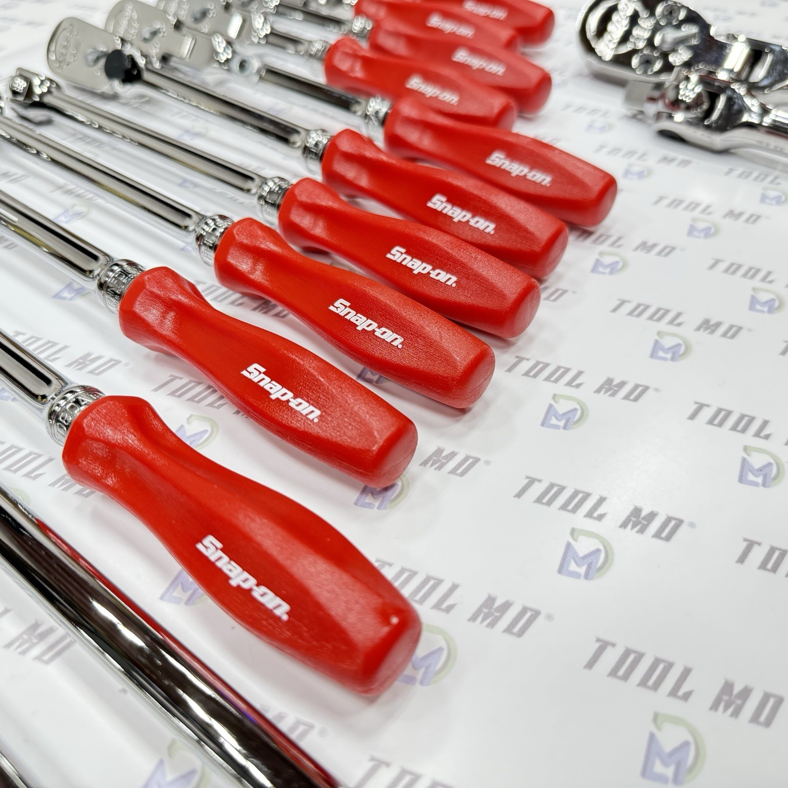 Snap-on Tools USA RARE 31pc RED 1/2″ 3/8″ 1/4″ Drive Ratchet Set SHLFD80A