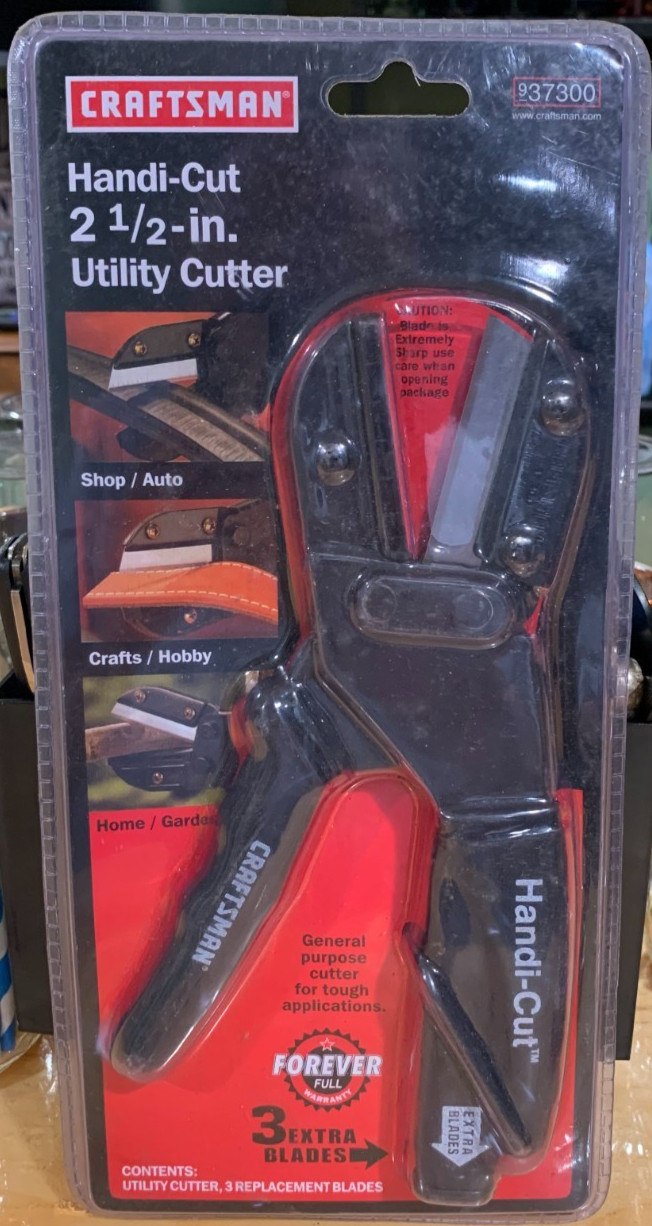 Craftsman #9-37300 Handi-Cut 2.5 Inch Utility Cutter New Old Stock