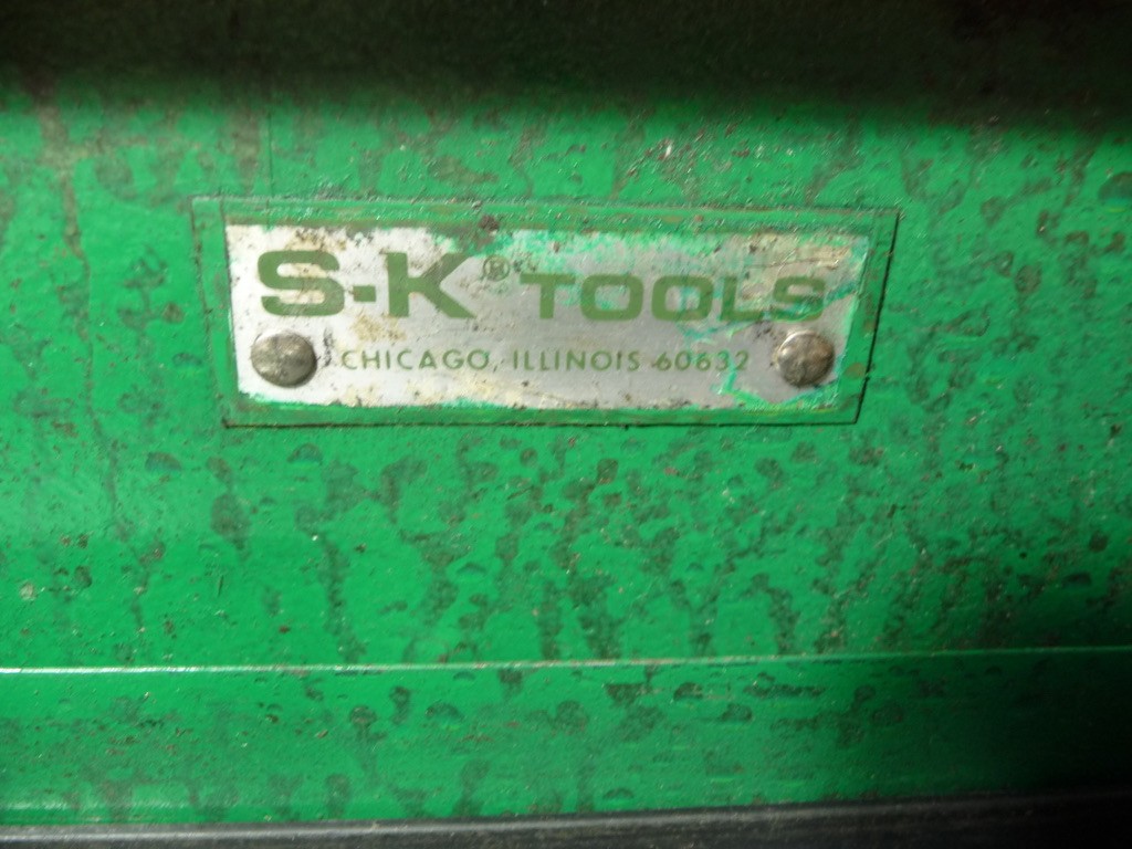 SK Tools Box w Husky 3/8 in. Drive Ratchet and Socket Set