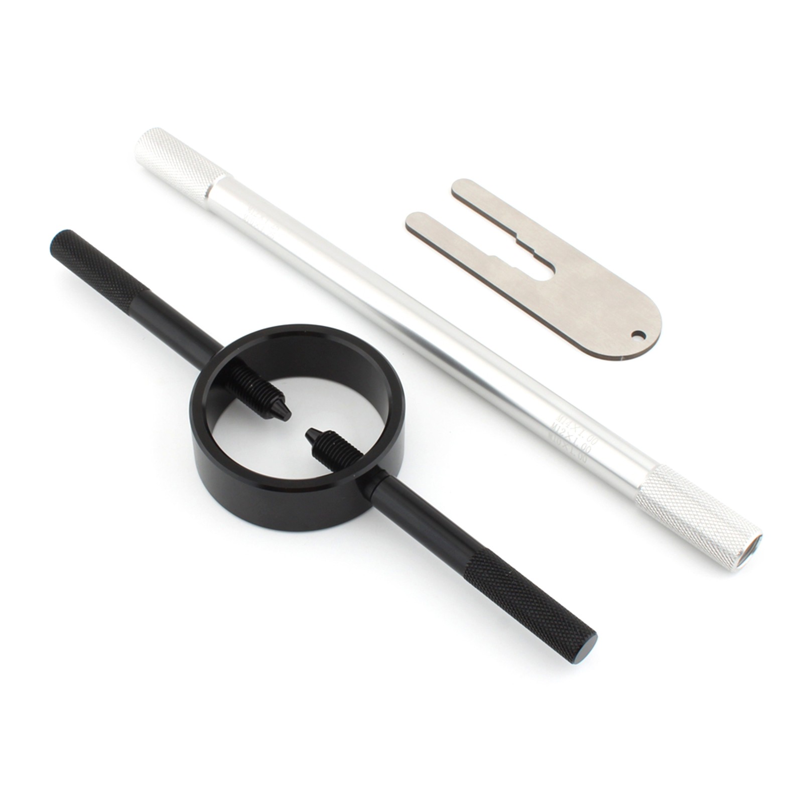 Fork Service Tool Kit Fork Spring Compressor Damper Rod Bleed Tool Black+Silver