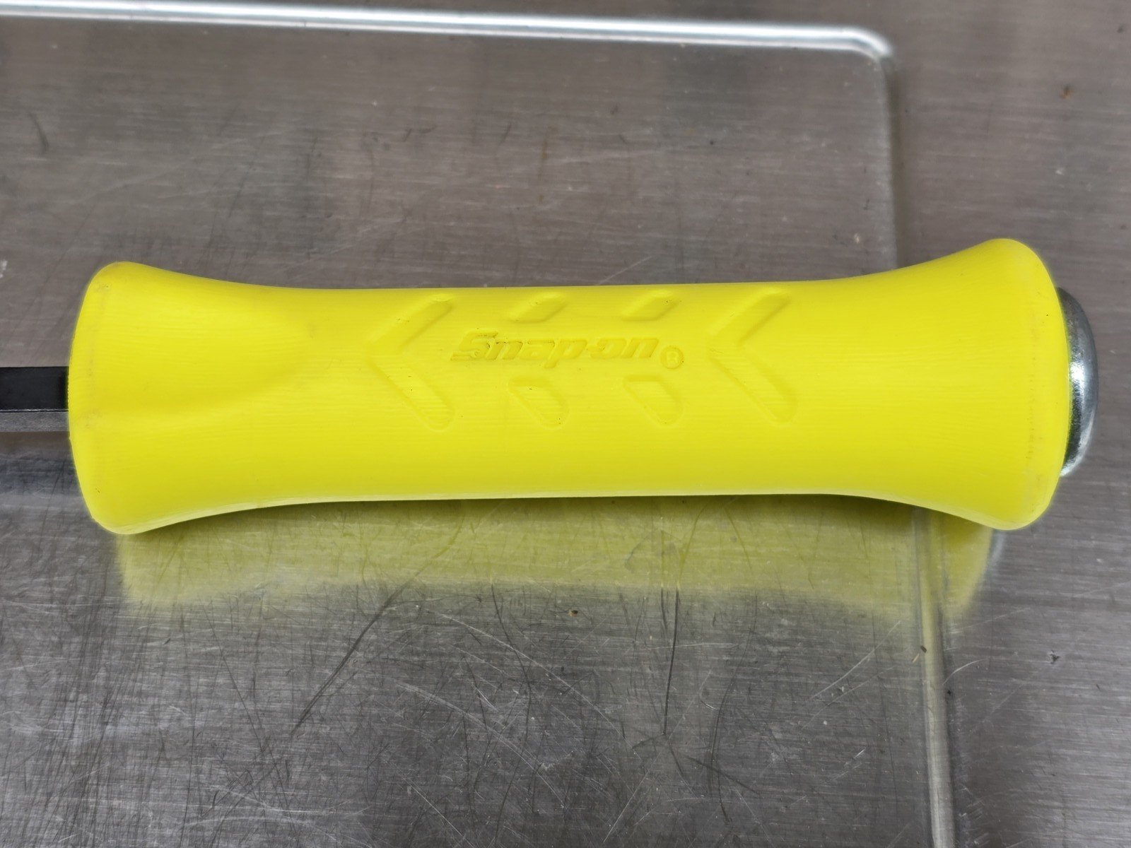 Snap-on HIVIZ 10″ Length Straight Blade Striking Prybar, Part# MPBS10AHV