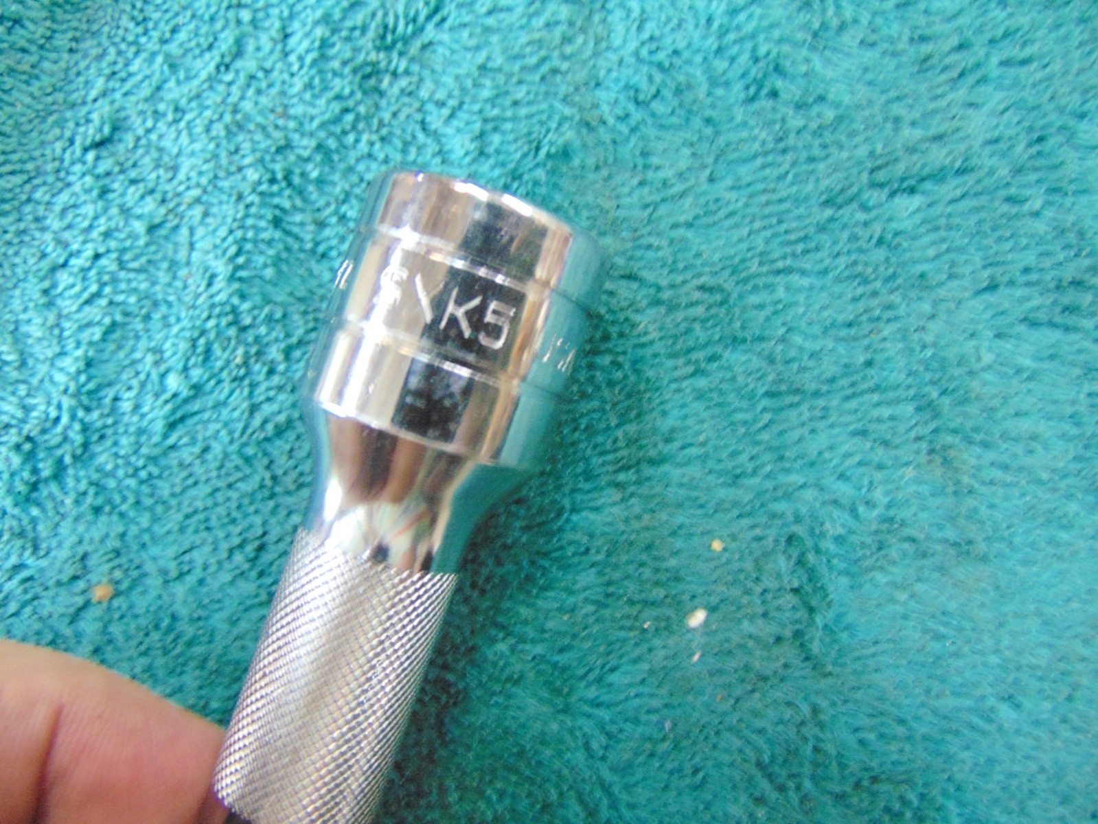 Snap-on Tools USA NEW 1/2″ Drive 5″ Length Chrome Knurled Socket Extension SXK5