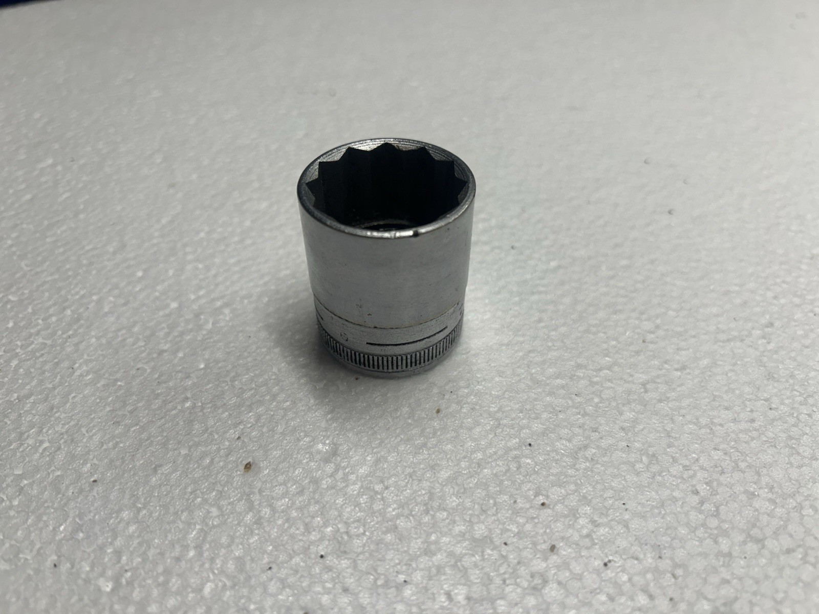 SNAP-ON 1” SW-320 1/2” Drive Socket 12 Point Chrome Shallow