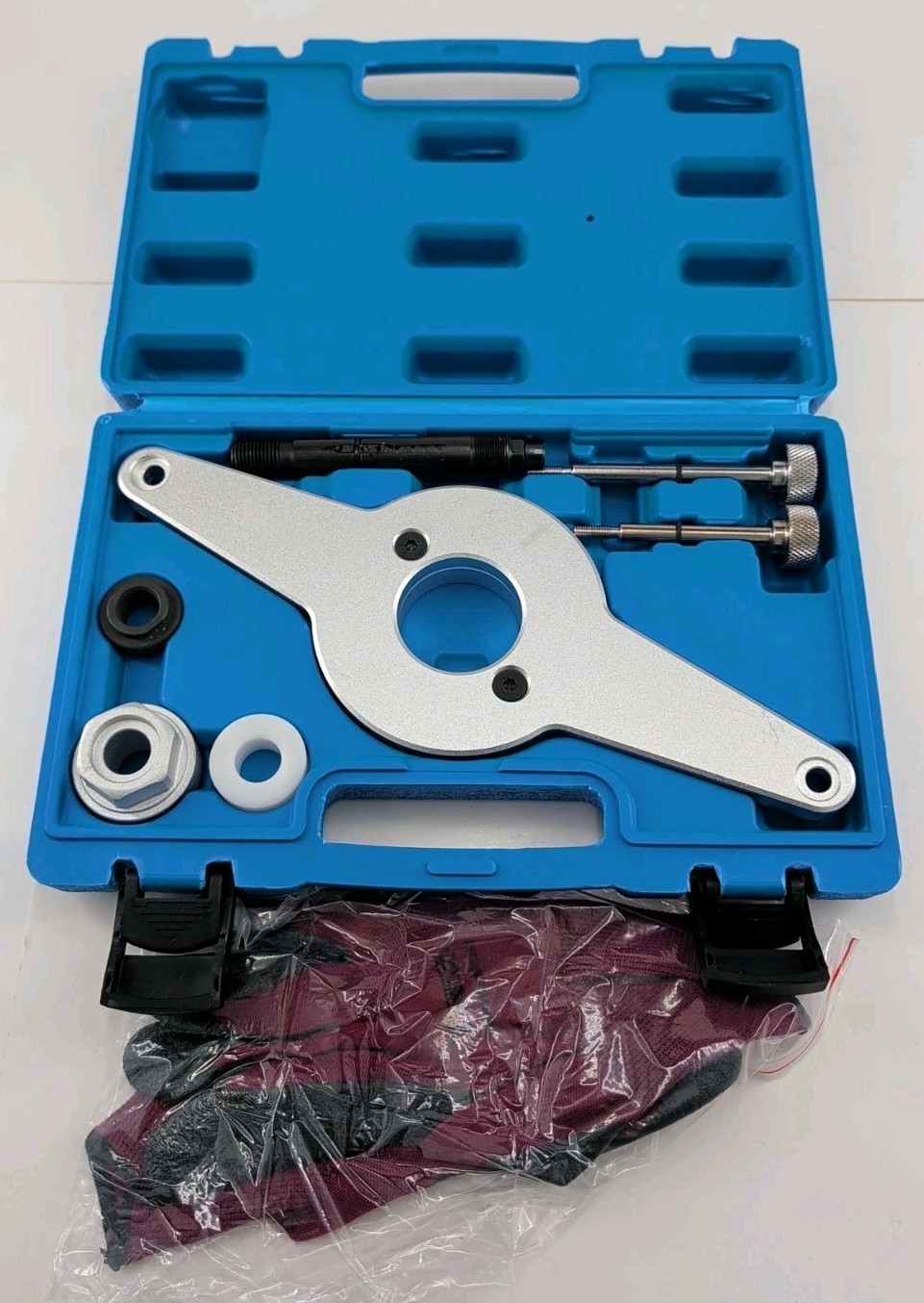 Yuesstloo Vibration Damper Holding Tool Crankshaft Pulley Removal Audi # T10531