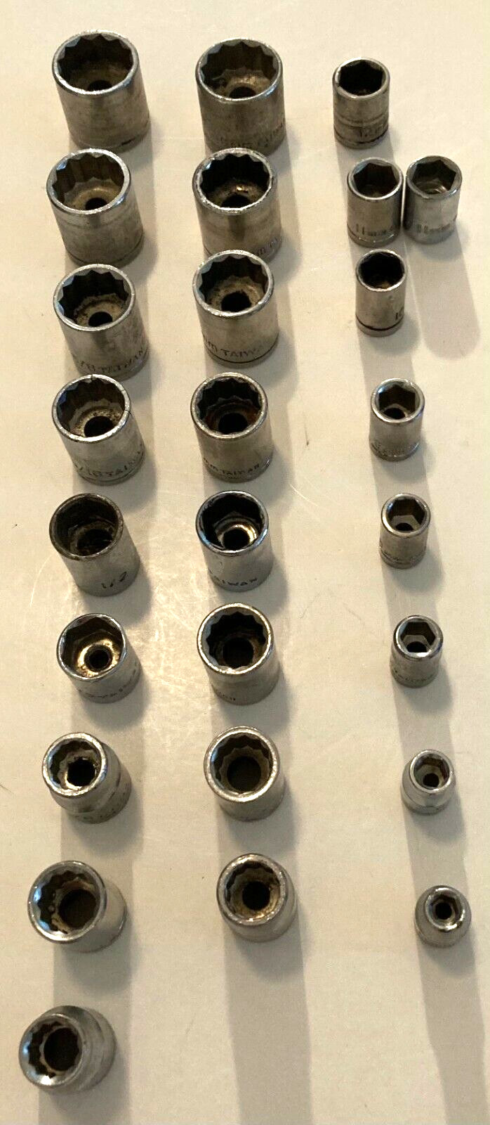 Lot of 26 Sockets-Unbranded Assortment. See Item Description & Photos