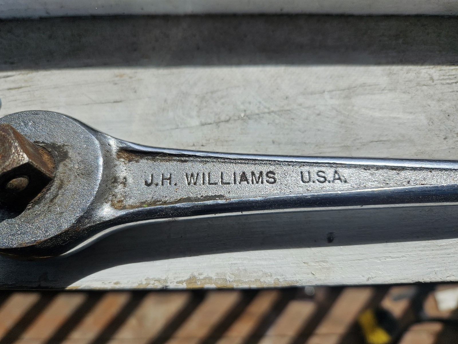 J. H. Williams S-52 1/2″ Drive Ratchet Superratchet USA Vintage