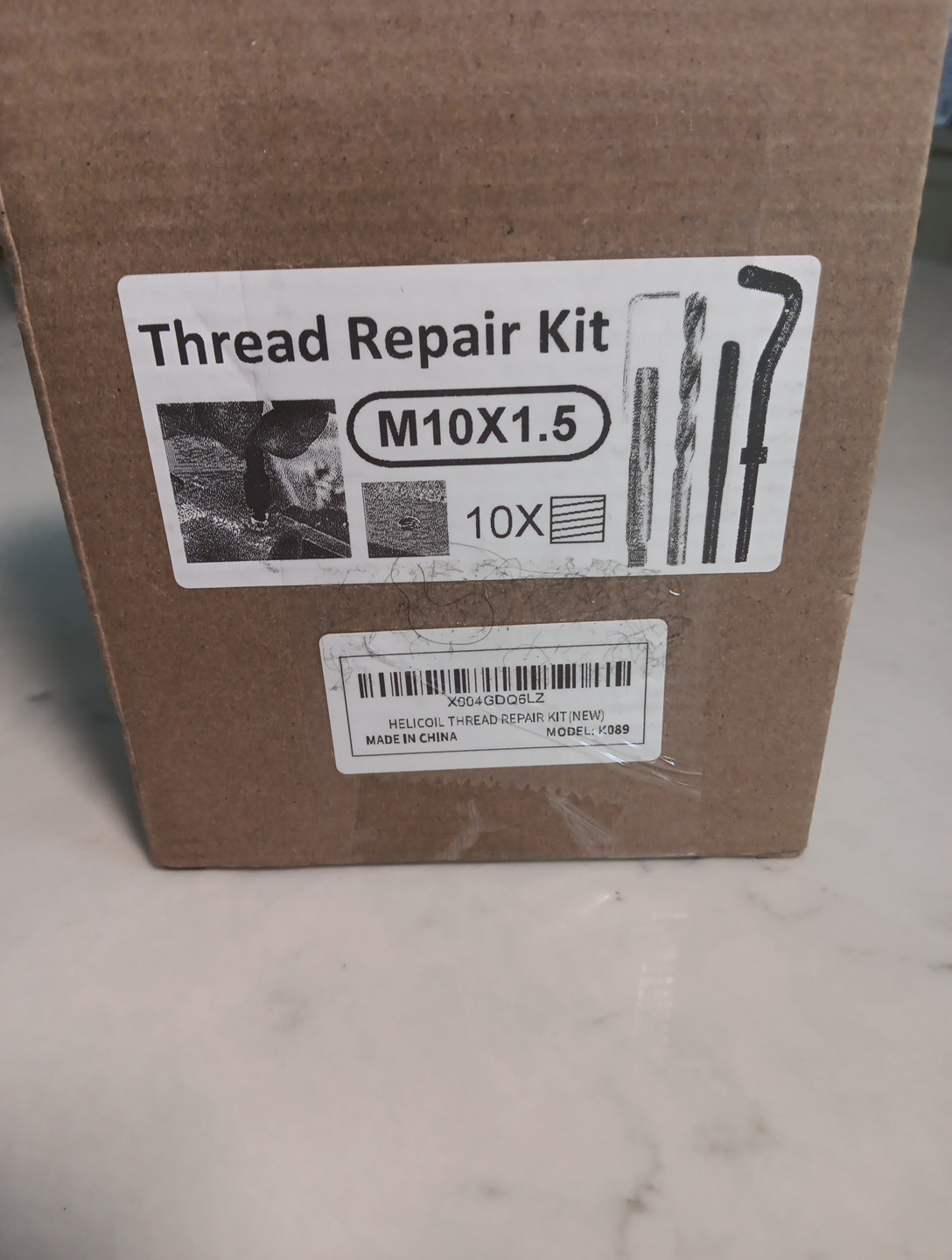 M10 x 1.5 Thread Repair Tool Stainless Helicoil Wire Insert Kit NIB