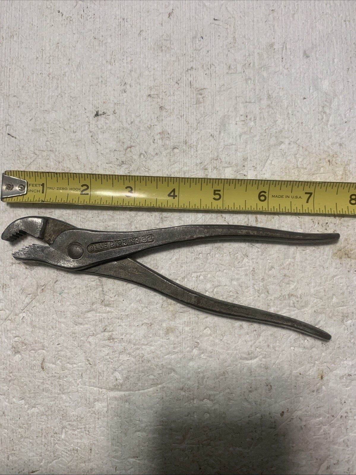 Vintage Blue Bird Tools 7.5” Battery Terminal Pliers No. 52 Made in the USA