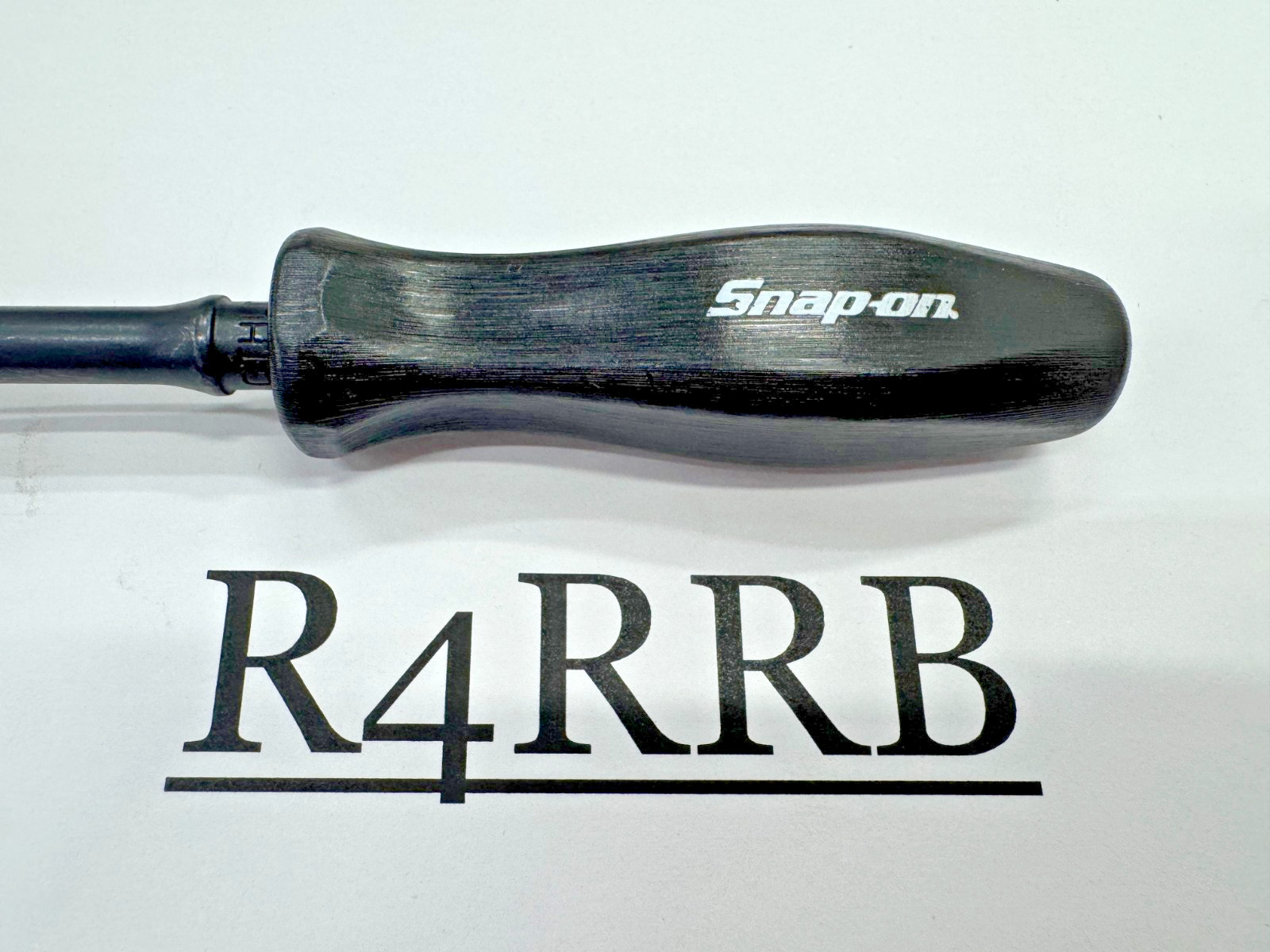 Snap-on Tools RARE CLASSIC BLACK 1/4″ Drive Hard Grip Fixed Ratchet GTHLD72B