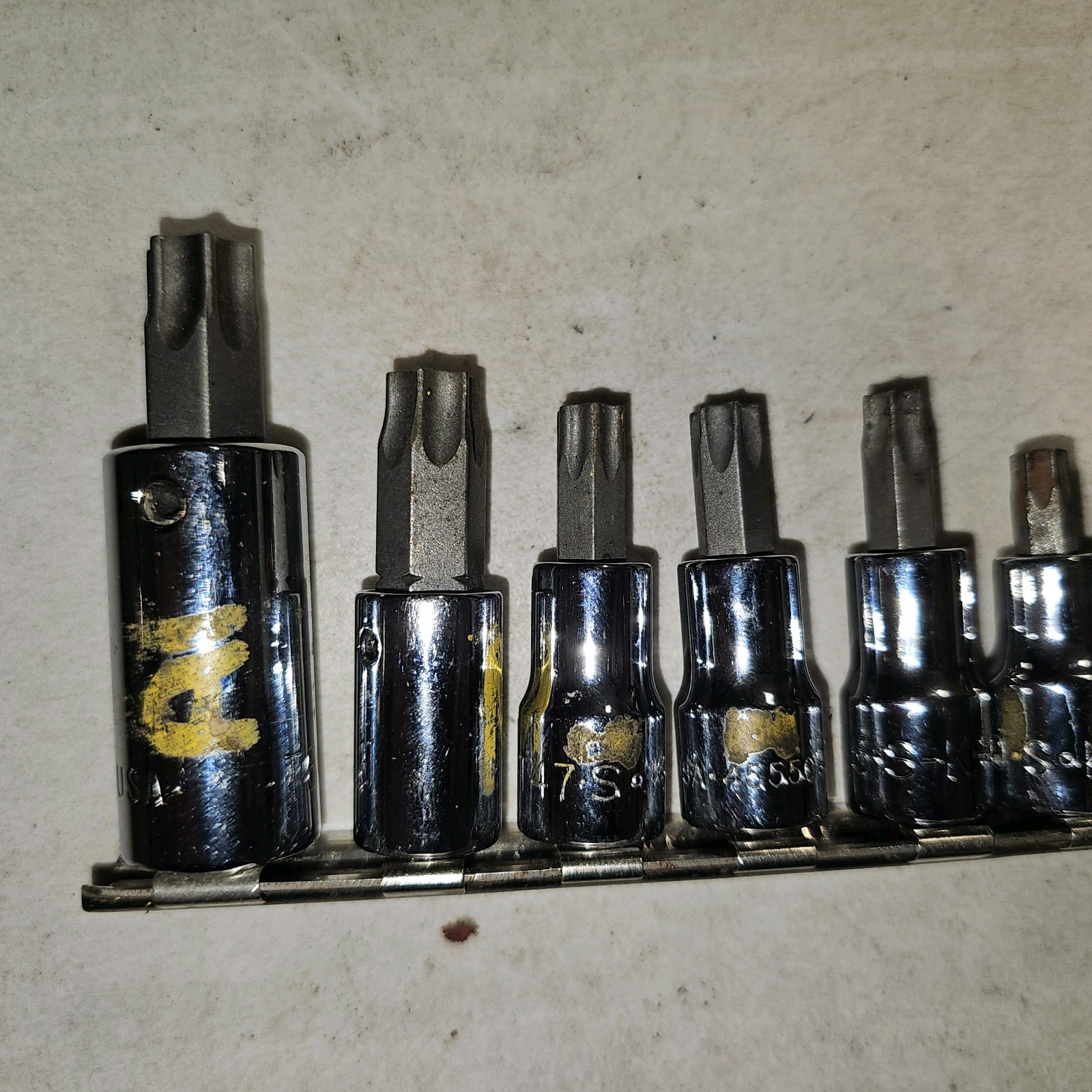 SK TOOL TORX SOCKET SET 1/2″ 3/8″ & 1/4″ DRIVE 13Pc Set T8 – T60