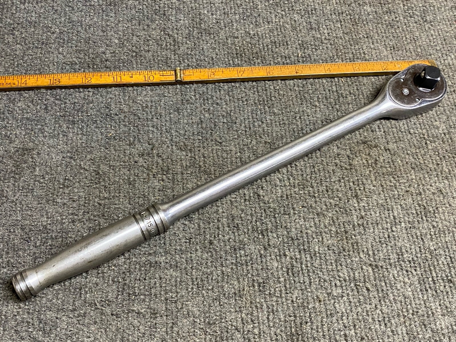 Snap-on L-715 Ratchet 1/2” Dr. New Anvil Clean And Oiled Date Code 1965 USA