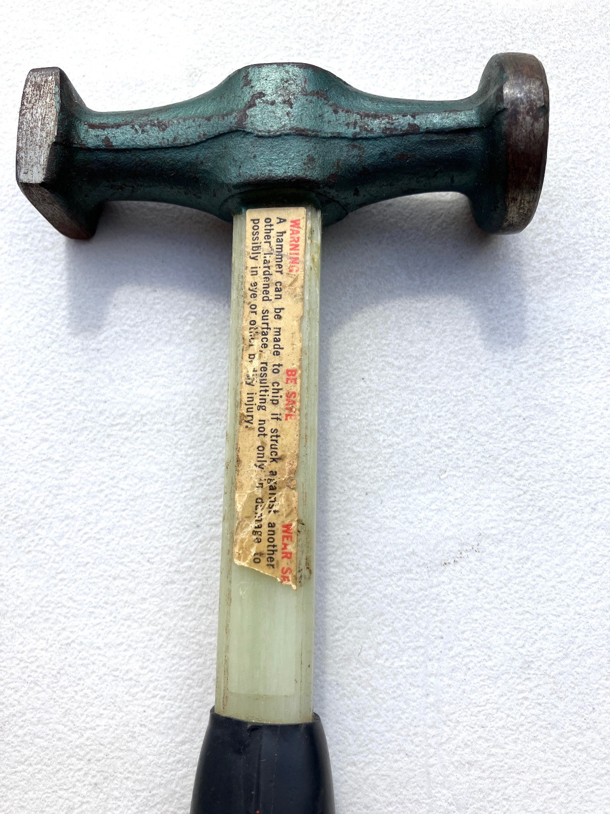 USED Sears Craftsman 10.5 in auto body repair hammer fiberglass handle 10 1/2″