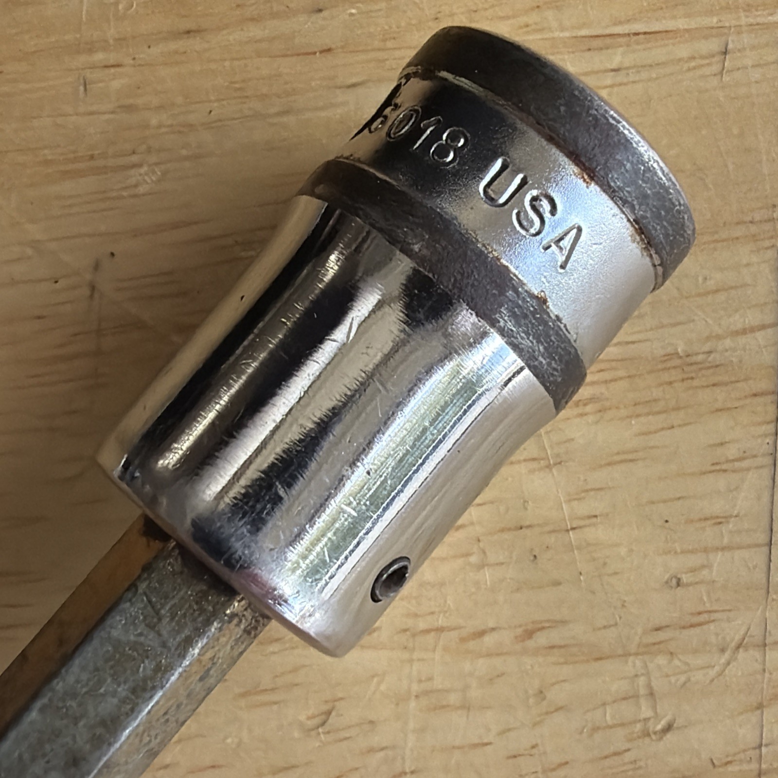 Snap On Tools 10mm Long Hex Bit Driver Socket 1/2″ Drive S6018 Vtg USA