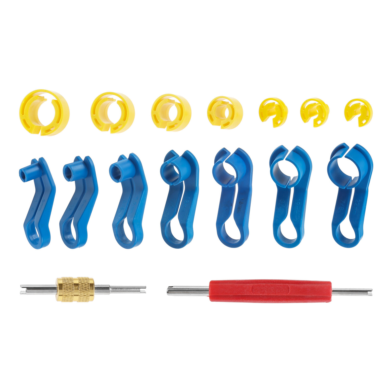 16PCS AC Disconnect Fuel Line Disconnect Tool Car Repair Tools w/ Storage Box